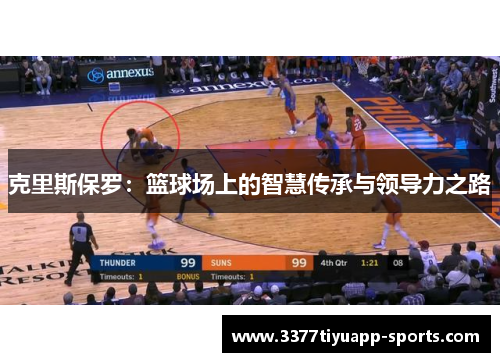 克里斯保罗：篮球场上的智慧传承与领导力之路